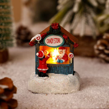 A Glowing Christmas Cabin! Limited-Edition Resin, the Ultimate Holiday Decoration